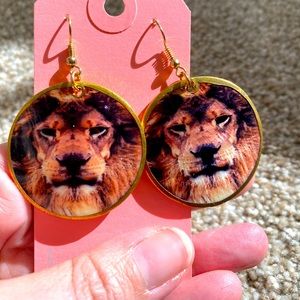 Lion Earrings